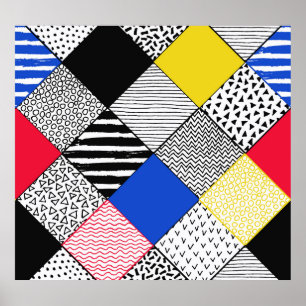 Poster Pássaros, bolinhas.