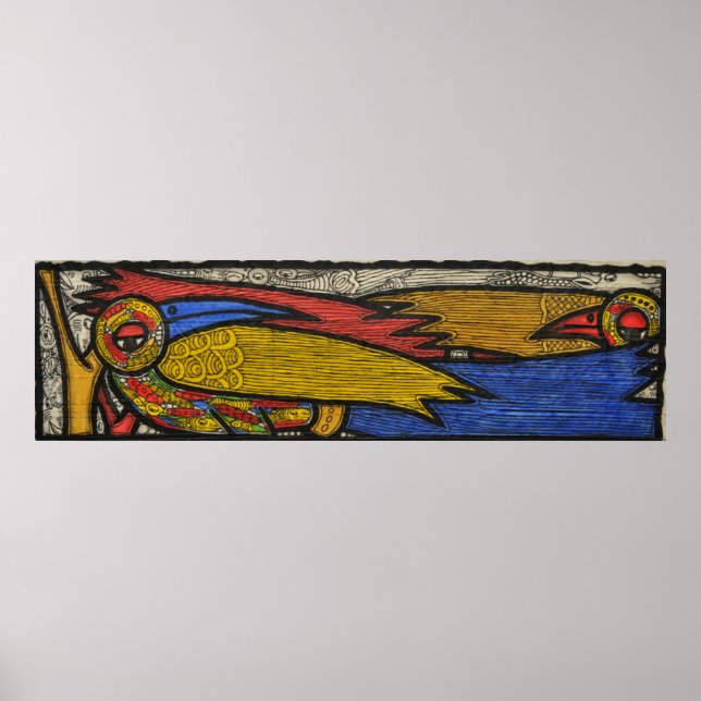 Poster Pássaros de Corte (Frente)