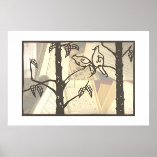 Póster Pássaros do Amor