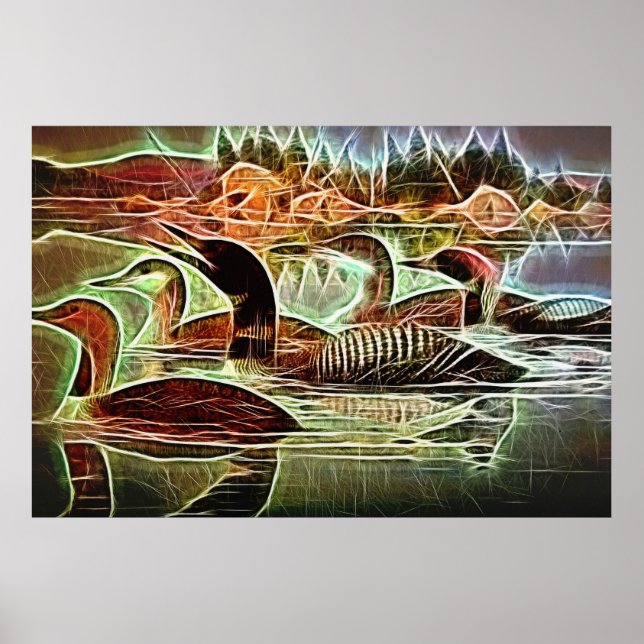 Poster Pássaros Leon (Frente)