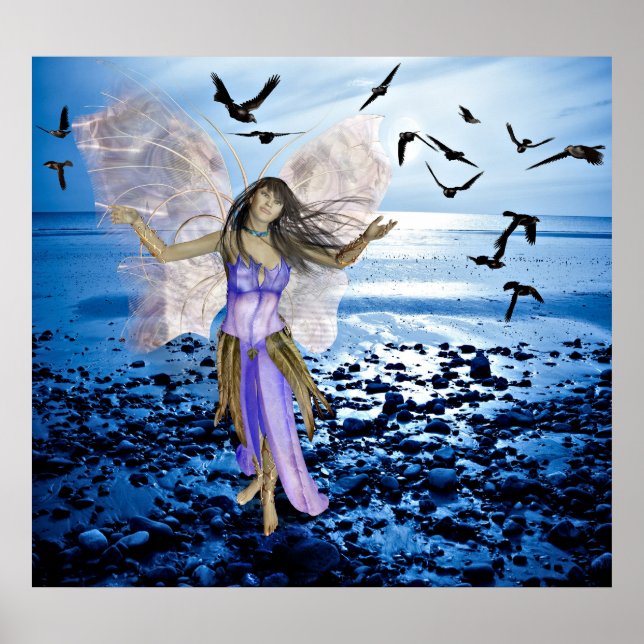 Poster Pássaros negros (Frente)