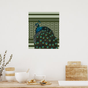 Poster Pássaros-Pássaros-Pássaros-Pássaros-Pavão-Pavão El