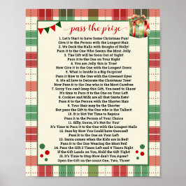 Poster Passe o poema do prêmio Sinal de Xadrez do jogo de