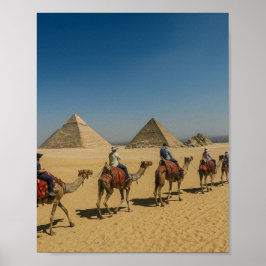 Poster Passeio de Camelo no Deserto das Pirâmides do Anti