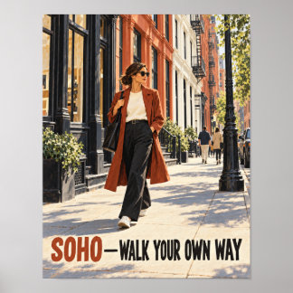 Poster Passeio de Estilo de Rua no SoHo