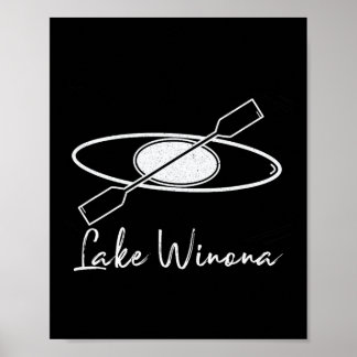Poster Passeio de Kayak no Lago Winona Remo Vela Jangada
