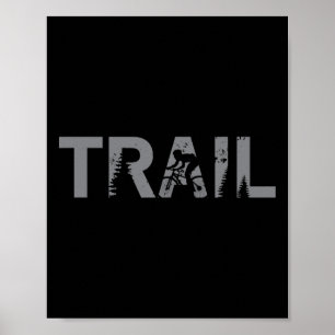 Poster Passeio De Trilha De Bicicleta De Montanha Ciclism