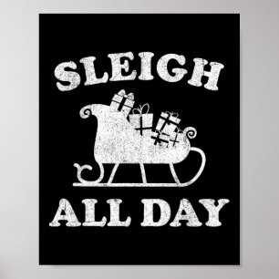 Poster Passeio Divertido O Dia Todo Natal Em Julho Retro