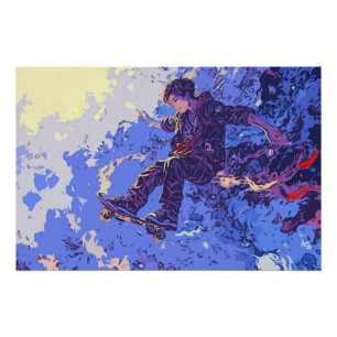 Póster Passeio Mágico de Skate - Skatista