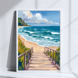 Poster Passeio Marítimo | Ondas da Costa