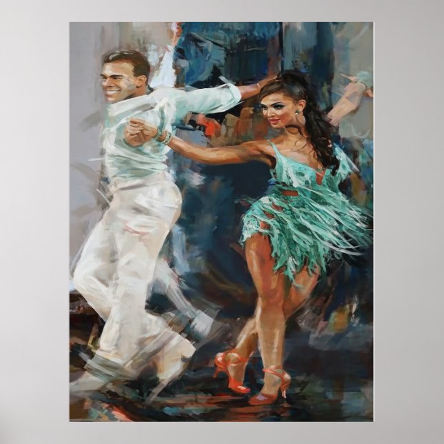 Poster Passionate Tango Embrace (Frente)