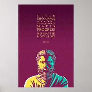 Poster Passo a citar Platão: Progresso
