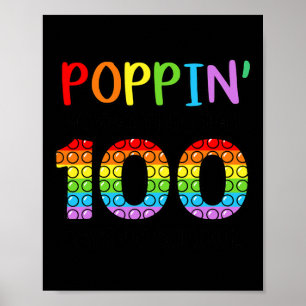Poster Passo Por 100 Dias De Pop Da Escola Menina