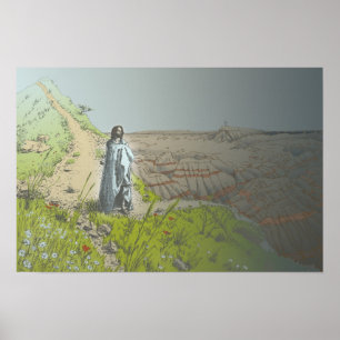 Póster Passos à cruz