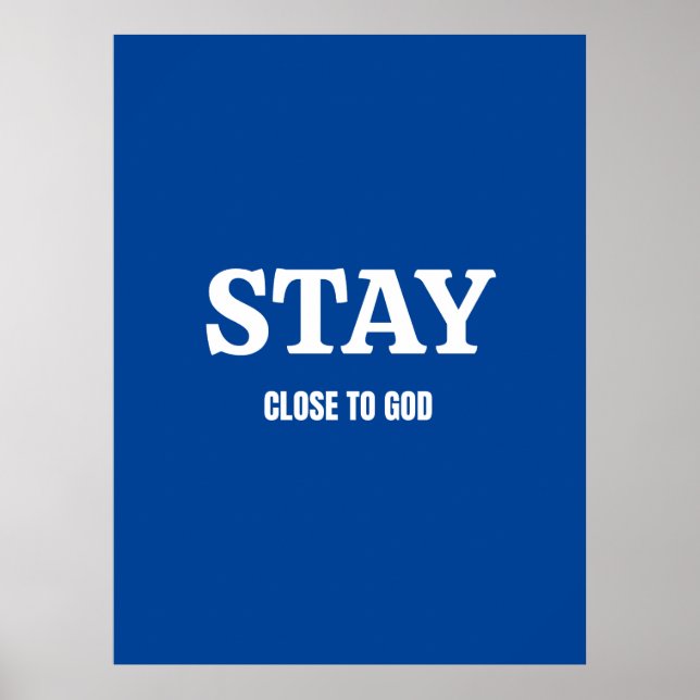 Poster "Passos Fiéis, Orientação Divina" (Frente)