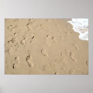 Poster Passos na areia