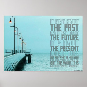 Poster Past, Present, Future - Colour