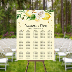 Poster Pasta Amarela de Pastel Moderna e Folha