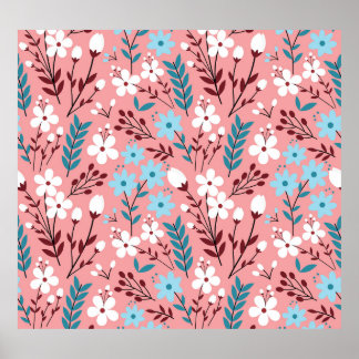 Poster Pasta Cor-de-rosa sem costura.