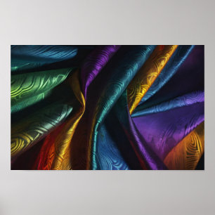 Poster Pastas de Tecido multicoloridas