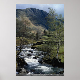 Poster Paste o beck em baixo Hartsop, Cumbria, Reino