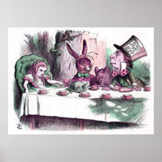 Poster Pastéis do Tea Party