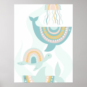 Poster Pastel Boho