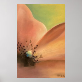 Poster Pastel Flower Art Print | Soft Floral Wall Decor
