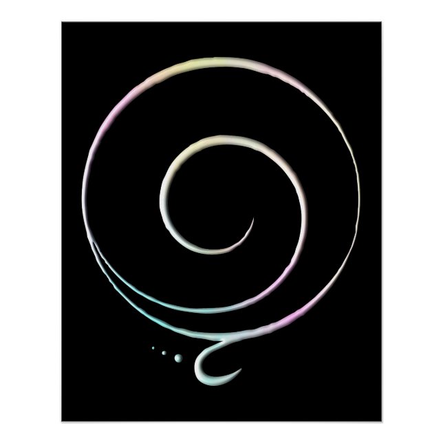 Póster Pastel Gratitude  (Frente)