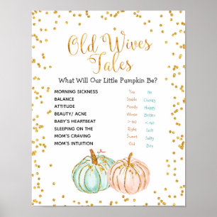 Poster Pastel Pumpkin Velho Esposas Histórias Revoluçã