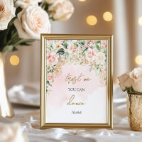 Pastel rosa e ouro Confie em mim você pode dançar