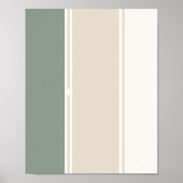 Poster Pastel Stripes Variation 2 – Simple and Sleek