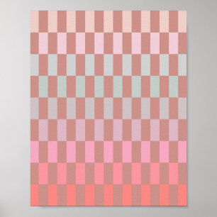 Poster Pastel Suave Stripes 03 Cinnamon