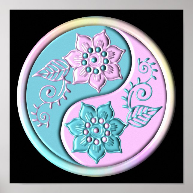 Poster Pastel Yin Yang (Frente)