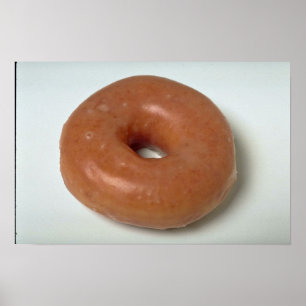 Póster Pastelaria vitrificada deliciosa da rosquinha