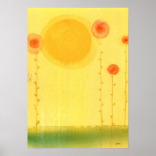 Póster Pastels florais