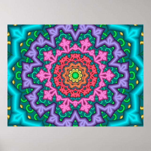 Poster Pastels Mandala (Frente)