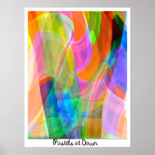 Poster Pastels no alvorecer