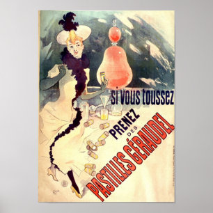 Poster Pastilles Geraudel Vintage Publicidade Francesa