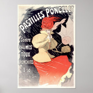 Poster Pastilles Poncellet Vintage Publicidade Francesa