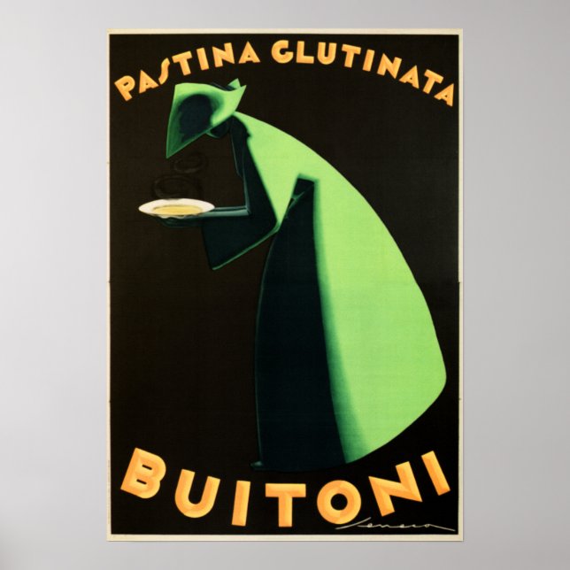 Poster PASTINA GLUTINATA BUITONI Pasta de Federico Seneca (Frente)