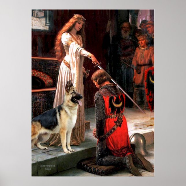 Póster Pastor Alemão 13  - O Louvor (Frente)