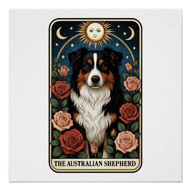 Póster Pastor Australiano (Frente)