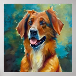 Poster Pastor basco - Retrato de cão