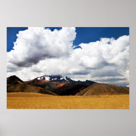 Poster Pastor e Seu Rebanho nos Andes Peruanos