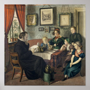 Póster Pastor Johann Wilhelm Rautenberg e seu