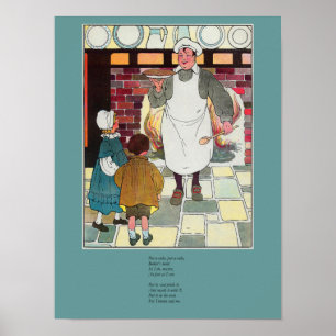 Poster Pat-a-cake, pat-a-cake, homem de Baker