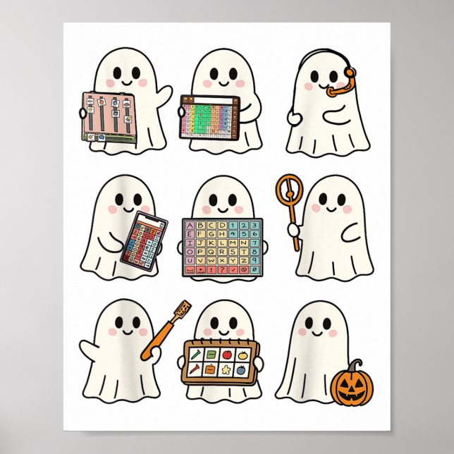 Poster Pat da Língua Ghost do Halloween Halloween (Frente)