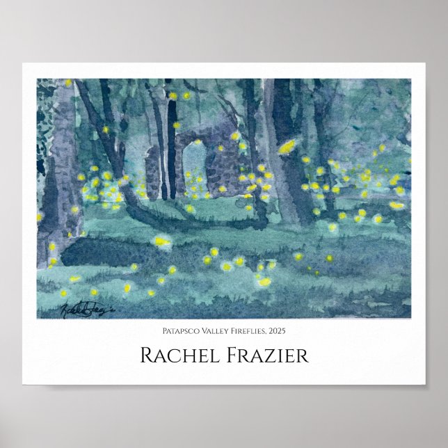 Poster Patapsco Valley Fireflies (Frente)