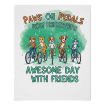 Patas nos Pedais: Um Dia Incrível com Amigos